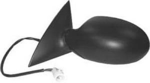 Left (Driver) Outside Rear View Mirror Assembly, Cover, Glass Replacement for 2000-2007 Ford Taurus, Folding Design, Primed (Ready to Paint),  XF1Z17682FBB, Replacement
