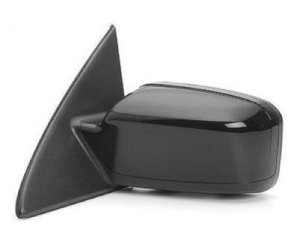 Left (Driver) Side View Mirror Assembly for 2006-2010 Mercury Milan, Outside Rear View, Heated, with Puddle Light, Textured Cover,  6E5Z17683B-PFM, Replacement