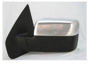 2007 - 2008 Lincoln Mark LT Side View Mirror Assembly / Cover / Glass Replacement - Left (Driver) Side