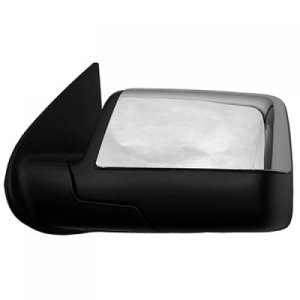 Outside Rear View Mirror for 2006-2010 Ford Explorer Sport Trac, Left (Driver) Side, Power; Non-Heated; with Chrome Cap; Paint to Match; Assembly;  6L2Z17683DAA-PFM, Replacement