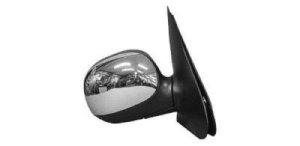 Right (Passenger) Outside Rear View Mirror Assembly for 1997 Ford Expedition, Non-Heated, without Signal Light, Bright,  F75Z17682AAA, Replacement