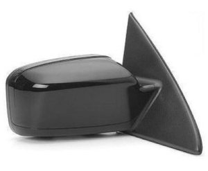Right (Passenger) Side Outside Rear View Mirror Assembly with Textured Cover and Glass Replacement for 2006 - 2009 Ford Fusion, Heated without Puddle Light,  6E5Z17682C-PFM