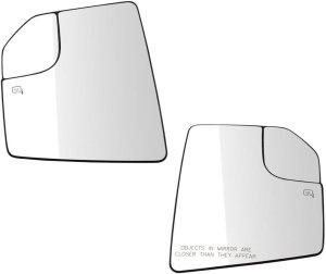2015 - 2020 Ford F-150 Side View Mirror Glass - Left (Driver)