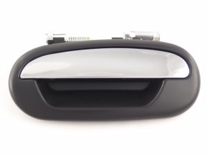 Left Rear Outer Door Handle for 1997 - 2003 Ford Expedition, Exterior Driver Side Replacement, Smooth Black,  5L1Z7826605AAPTM