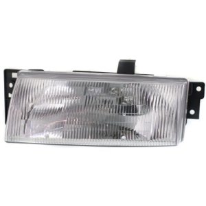 Left (Driver) Headlight Assembly for 1991 - 1996 Mercury Tracer, Front Headlight Assembly Replacement Housing / Lens / Cover, Composite,  F1KY13008B, Replacement