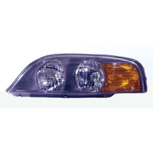 Left (Driver) Headlight Assembly for 2000 - 2002 Lincoln LS, Front Replacement Housing/Lens/Cover, Composite,  2W4Z13008CA