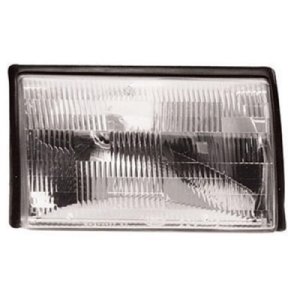 Right (Passenger) Headlight Assembly for 1987 - 1993 Ford Mustang, Front Assembly Replacement Housing/Lens/Cover, Composite,  E9ZZ13008A, Replacement