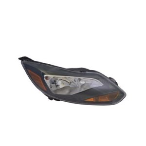2012 - 2014 Ford Focus Front Headlight Assembly Replacement Housing / Lens / Cover - Right (Passenger) Side - (Titanium Sedan + Hatchback)