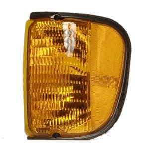 Left (Driver) Park Light Assembly for 2004 - 2007 Ford E-150 Club Wagon, Replacement Parking/Side Marker Combination without Bulbs or Sockets,  5C2Z13201AA