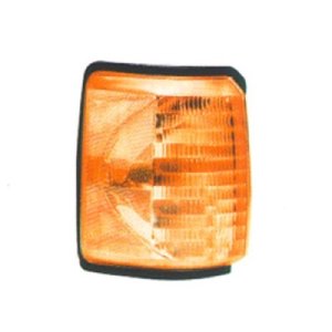 Right (Passenger) Parking Light Assembly for 1987 - 1991 Ford Bronco, Lens Cover, without Black & Chrome Trim,  E9TZ13200D Replacement