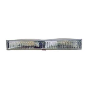 Right (Passenger) Parking Light Assembly for 1988 - 1991 Ford LTD Crown Victoria, Replacement Lens Cover w/Clear Lens;  F1AZ13200A