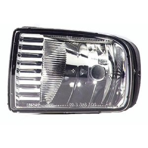 Fog Light Assembly for 2000 - 2002 Lincoln LS, Left (Driver) Side, Replacement Housing/Lens/Cover, Rectangular Design;  XW4Z15200DA Replacement