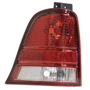 Left (Driver) Tail Light Assembly for 2004 - 2007 Ford Freestar, Rear Light Assembly Replacement / Lens / Cover,  6F2Z13405AA, Replacement