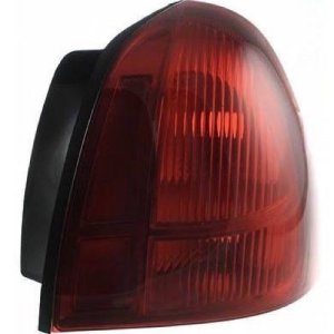 Right (Passenger) Tail Light Assembly for 2006 - 2011 Lincoln Town Car Rear, Tail Light Assembly Replacement, Lens Cover,  6W1Z13404AA, Replacement
