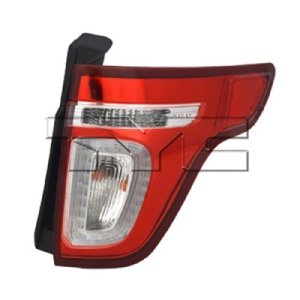 2011 - 2015 Ford Police Interceptor Utility Rear Tail Light Assembly Replacement / Lens / Cover - Right (Passenger) Side