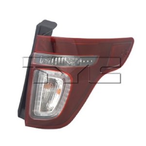 2013 - 2015 Ford Explorer Rear Tail Light Assembly Replacement / Lens / Cover - Right (Passenger) Side - (Sport)