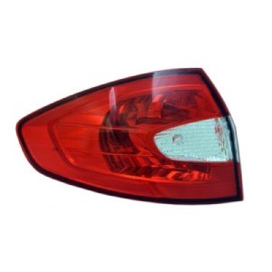 2011 - 2013 Ford Fiesta Rear Tail Light Assembly Replacement / Lens / Cover - Left (Driver) Side Outer - (Sedan)