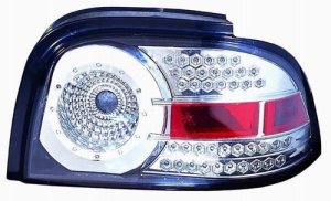 Tail Light Replacement Set for 1996 - 1998 Ford Mustang, Performance Styled LED Design with Bright Housing, OEM (OEM): FO2811172, Replacement