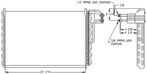 1984 - 1993 Ford Mustang A/C Condenser
