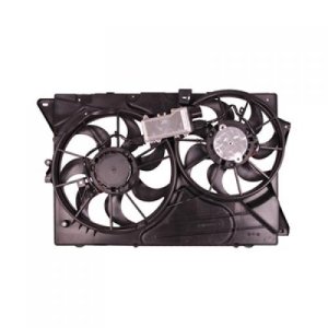 Radiator Cooling Fan Assembly for 2010 - 2012 Ford Explorer, Includes Controller; OEM (OEM): BA8Z8C607G, Replacement.