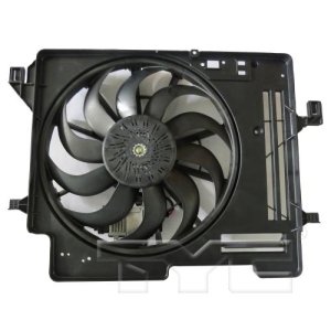 Radiator Cooling Fan Assembly for 2016 Ford Focus, Up to 9-28-2016,  F1FZ8C607D, Replacement