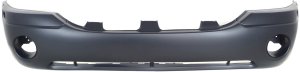 Front Bumper Cover for GMC Envoy 2002-2009, Primed (Ready to Paint), Suitable for SLE / SLT Models, Replacement