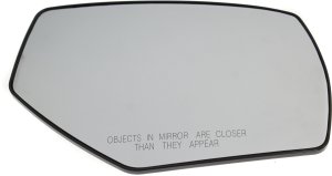 Mirror Glass for Chevrolet Silverado/GMC Sierra 1500 2014-2018/2500/3500 2015-2019, Right (Passenger), Non-Heated, Non-Towing, with Backing Plate, Includes 2019 Silverado 1500 LD/Sierra 1500 Limited, Replacement