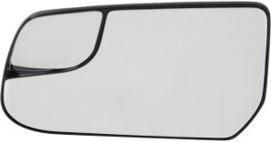 Mirror Glass for Chevrolet Equinox 2010-2016, Left (Driver) Side, Non-Heated, Without Signal, with Backing Plate and Blind Spot Glass, Replacement