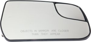 Mirror Glass for Chevrolet Equinox 2010-2016, Right (Passenger), Non-Heated, without Signal, with Backing Plate and Blind Spot Glass, Replacement