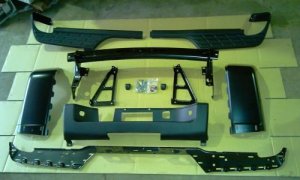2009 - 2011 Chevrolet (Chevy) Silverado 1500 Rear Bumper Assembly