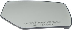 Mirror Glass for Chevrolet Suburban/Tahoe/GMC Yukon/Yukon XL 2015-2020 Right (Passenger), Non-Towing, Heated, without Signal and Blind Spot Glass, with Backing Plate, Replacement