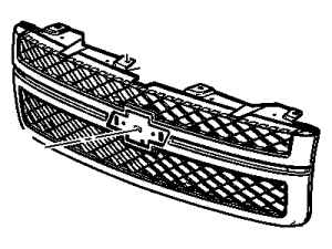 2013 - 2014 Chevrolet (Chevy) Silverado 3500 Hd Grille Assembly