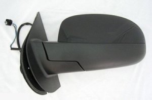 Left (Driver) Outside Rear View Mirror Assembly for 2007 - 2014 Chevrolet Suburban 2500, Without Courtesy Light, With Off Road Package, Power, Old Style,  20843177, Replacement