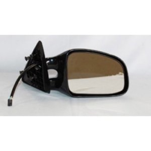 Right (Passenger) Side View Mirror Assembly for 1999 - 2002 Pontiac Grand Am, GT, GT1, SE, SE1, SE2 Models, Power Remote, Grained Black, Replacement,  22613596
