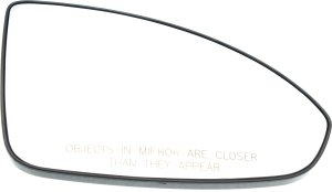 Mirror Glass for Chevrolet Cruze 2011-2015, Cruze Limited 2016, Right (Passenger) Side, Non-Heated, with Backing Plate, without Side Object Sensor Holes, Replacement