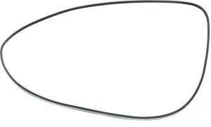 Mirror Glass for Chevrolet Sonic 2012-2020, Left (Driver) Side, Non-Heated, with Backing Plate, Replacement