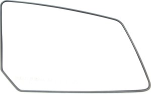 Mirror Glass for GMC Acadia 2009-2013/Chevrolet Traverse 2009-2015, Right (Passenger), Non-Heated, with Backing Plate, Replacement