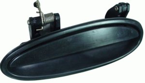 Outer Rear Left (Driver) Door Handle for 1997 - 2003 Pontiac Grand Prix, Primed (Ready to Paint), Exterior,  10251757 Replacement