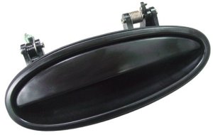 Right (Passenger) Rear Outer Door Handle for 1997 - 2003 Pontiac Grand Prix, Primed (Ready to Paint); OEM (OEM): 10251756, Replacement