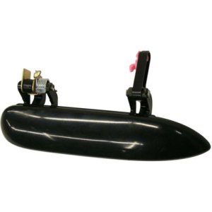 Exterior Right (Passenger) Rear Door Handle for 2000 - 2001 Chevrolet Lumina Sedan, Outer Replacement, Black; 10260640