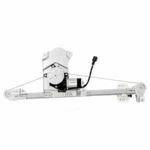 Left (Driver) Rear Door Glass Regulator Motor for 2004 - 2012 GMC Canyon, Power Window Regulator with Motor, Regulator & Motor Assembly,  15922916, Replacement