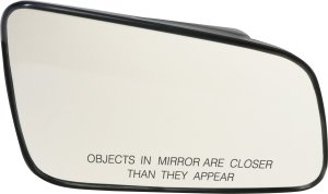 Mirror Glass for Holden Caprice (2011-2013), Pontiac G8 (2008-2009), Right (Passenger) Side, Non-Heated, with Backing Plate, Replacement
