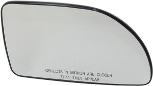 Mirror Glass for Chevrolet Equinox 2005-2009, Pontiac Torrent 2006-2009, Saturn Vue 2002-2007, Right (Passenger), Non-Heated, with Backing Plate, Replacement