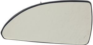 Mirror Glass for Chevrolet Impala 2006-2013/Impala Limited 2014-2016/Monte Carlo 2006-2007, Left (Driver), Heated with Backing Plate, Replacement