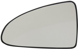 Mirror Glass for Chevrolet Malibu 2004-2008, Pontiac G6 2005-2010, Left (Driver), Non-Heated, Suitable for Base/LS Models 2004-2008/SS Model 2006-2007, Includes 2008 Classic, with Backing Plate, Replacement