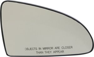 Mirror Glass for Chevrolet Malibu 2004-2008 and Pontiac G6 2005-2010, Right (Passenger) Side, Non-Heated, Fits Base/LS Models 2004-2008, SS Model 2006-2007, Includes 2008 Classic, with Backing Plate, Replacement