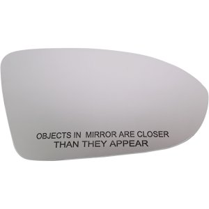 Mirror Glass for Chevrolet Cruze 2016-2019 Right (Passenger), Non-Heated, with Backing Plate, Without Blind Spot Detection, Hatchback 2019/Sedan, Replacement