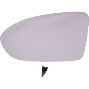 Mirror Glass for Chevrolet Cruze 2016-2019, Left (Driver) Side, Heated, with Backing Plate, without Blind Spot Detection, Replacement