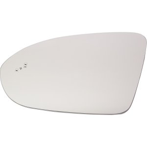 Heated Mirror Glass for Chevrolet Cruze 2016-2019, Left (Driver) Side, with Backing Plate, with Blind Spot Detection, Replacement