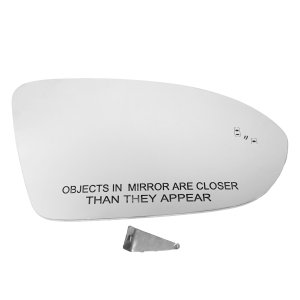 Heated Mirror Glass for Chevrolet Cruze 2016-2019, Right (Passenger) Side, with Backing Plate, with Blind Spot Detection (BSD), Replacement